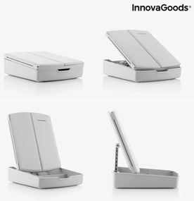 Skladacie zrkadlo s LED svetlom 3 v 1 s organizérom mejkapu Panomir - InnovaGoods