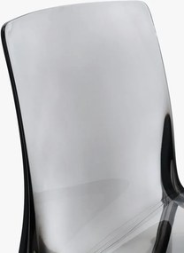 Sivá plastová záhradná stolička Adele – Bizzotto