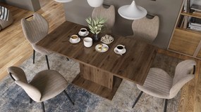 ASTON MINI Orech Elegant - rozkladací stôl so zdvíhacou doskou