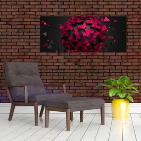 Obraz 3D abstrakcie (120x50 cm)