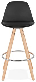 Čierna barová stolička Kokoon Anau, výška 64 cm