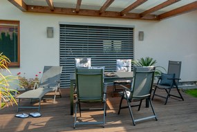 Doppler ACTIVE - kreslo polohovacie káro - 2. akosť (N454)