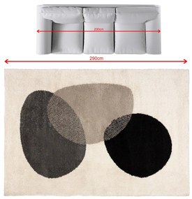 Royal Nomadic Living 200 x 290 cm cream/dark grey