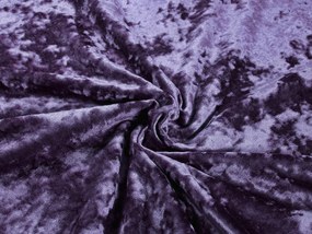 Biante Zamatový oválny obrus Diana DI-006 Tmavo fialový 120x140 cm