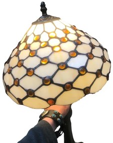 Tiffany lampa stolná Ø30*49 cm Prezent 53 vzor 7 HIVE