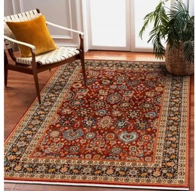 Koberec KESHAN Fredzle, Ornament, ramka orientálny 7573/53577 bordo / granát