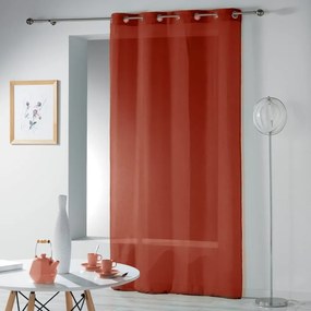 V terakotovej farbe záclona 140x280 cm Telma – douceur d'intérieur