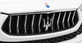 Ramiz Elektrické autíčko Maserati Ghibli na akumulátor biele + diaľkové ovládanie