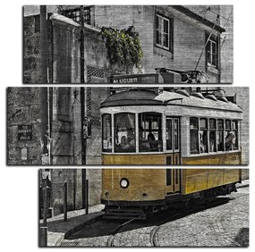 Obraz na plátne - Historická električka - štvorec 3121QD (75x75 cm)
