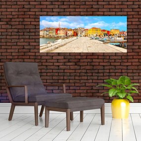 Obraz - Staré istrijské mesto v Poreči, Chorvátsko (120x50 cm)