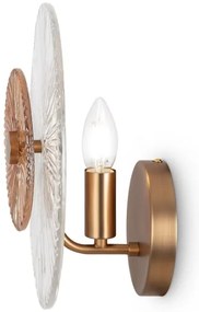 Maytoni MOD007WL-01G - Nástenné svietidlo ASTER 1xE14/40W/230V