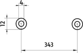 Nimco Držiak na uteráky, 36 cm MAYA - MA 29035-26