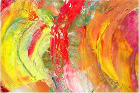 Obraz abstrakcie - maľba (90x60 cm)