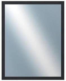 DANTIK - Zrkadlo v rámu, rozmer s rámom 80x100 cm z lišty 4020 čierna (2769)