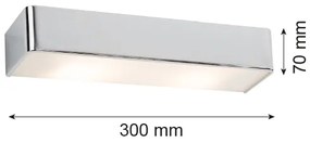 Argon 3074 - Nástenné svietidlo RODAN 1xE27/15W/230V