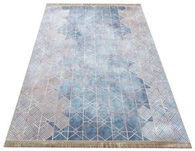 Protišmykový koberec s geometrickým vzorom Šírka: 160 cm | Dĺžka: 220 cm