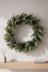 Veniec Nevada z 3D vetvičkami 80cm
