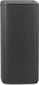 Tmavosivý dotykový oceľový odpadkový kôš 30 l Bo Touch – Brabantia