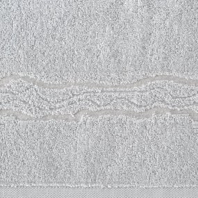 BAVLNENÝ UTERÁK KARIN 70X140 CM STRIEBORNÁ