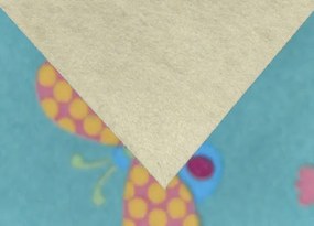 Koberce Breno Metrážny koberec PAPILLON 27, šíře role 400 cm, modrá, viacfarebná