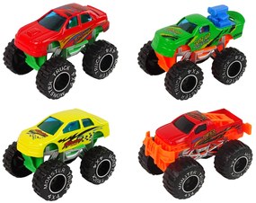 Lean Toys Súprava autíčok Monster Truck – 9ks.
