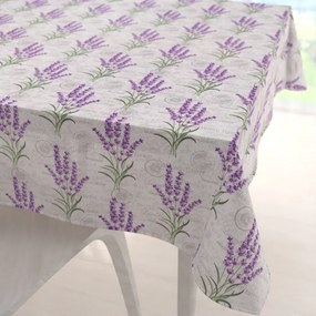 Biante Dekoračný štvorcový obrus PML-033 Provence levandule 110x110 cm