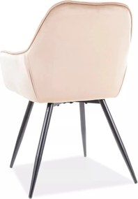 DIZAJNOVÁ STOLIČKA DIANE ZAMAT BÉŽOVÁ LÁTKA