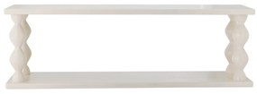 Bloomingville Drevená polica Salino White 80 cm