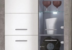 Obývacia stena Stone, s osvetlením