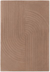 Vikosa, Kusový koberec Vikosa Arcura 106300 Brown, 120x180, hnedá, obývacia izba