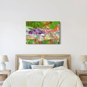 Obraz abstrakcie - maľba (90x60 cm)