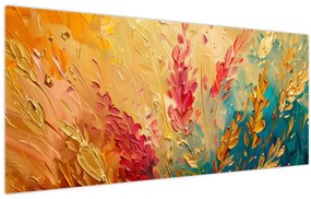 Obraz - Maľba poľa (120x50 cm)