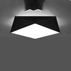 Sollux Lighting Stropné svietidlo HEXA 45 čierne
