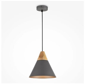 Maytoni P359-PL-220-C-Luster na lanku BICONES 1xE27/60W/230V pr. 22cm šedá/béžová