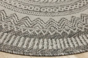 Koberec JEANS 19347/P91 grafitový kruh