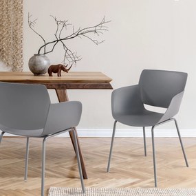 Stolička Alpena - tmavo šedá