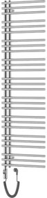 Mexen Neptun, elektrické vykurovacie teleso 1600 x 500 mm, 600 W, chrómová, W101-1600-500-2600-01