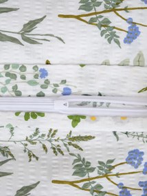 Krepová obliečka na vankúš Renforcé 40 × 40 cm - Bianca biela