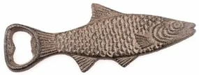 Liatinový otvárač na fľaše Ryba, 6,5 x 17 cm