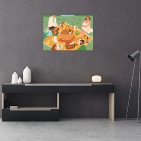 Sklenený obraz - Summer love (70x50 cm)
