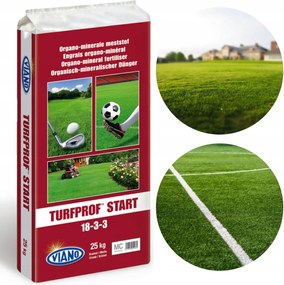 Organické hnojivo na trávu Viano Start 25KG 18-3-3