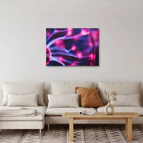 Abstraktný fialový obraz (70x50 cm)