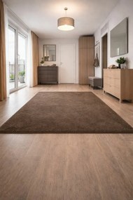 AKCIA: 120x170 cm Kusový koberec Eton hnedý 97, hnedá, chodba / predsieň, Vopi