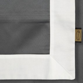 Dekorstudio Exkluzívne posteľné obliečky LAURA - tmavosivé Rozmer posteľných obliečok: Šírka x Dĺžka: 220x200cm + 2 ks 70x80 cm
