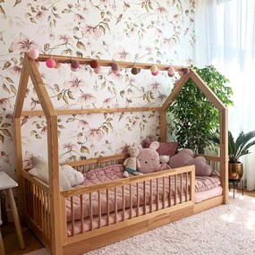 Tapeta stromy raja biela 280x100 cm