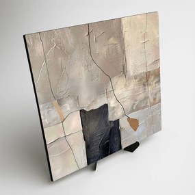DUBLEZ | Abstraktný obraz v neutrálnych farbách - Elegant