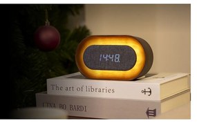 Digitálny budík Lumos Walnut – Gingko