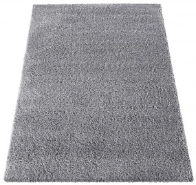 Moderný shaggy koberec v sivej farbe Šírka: 80 cm | Dĺžka: 150 cm