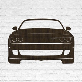 DUBLEZ | Drevený 3D obraz - Dodge Challenger SRT