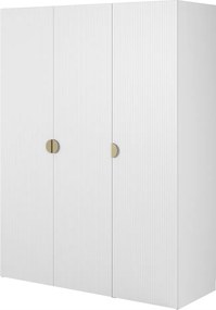 Šatníková skriňa Moonie VI (biela)